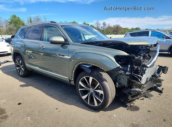 1V2FN2CA1TC536386 2026 VOLKSWAGEN ATLAS Green Передня права чверть