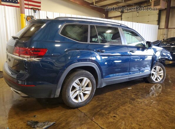 1V2GP2CA8MC594219 2021 VOLKSWAGEN ATLAS Blue Հետևի աջ