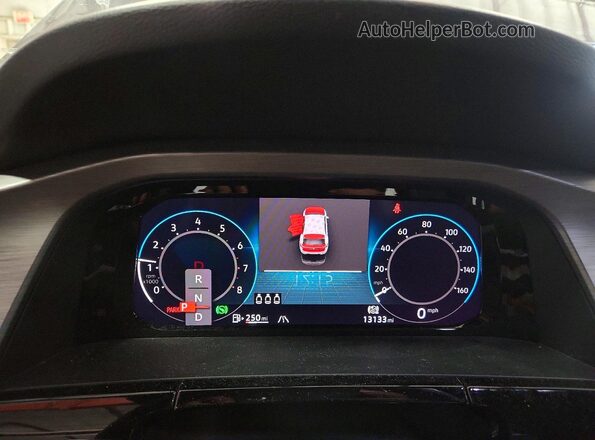 1V2HE2CA2RC214471 2024 VOLKSWAGEN ATLAS Gray Instrument cluster view