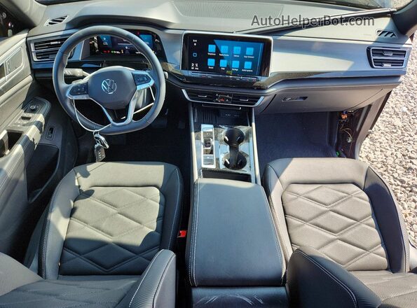 1V2HE2CA5SC219833 2025 VOLKSWAGEN ATLAS Black Dashboard view