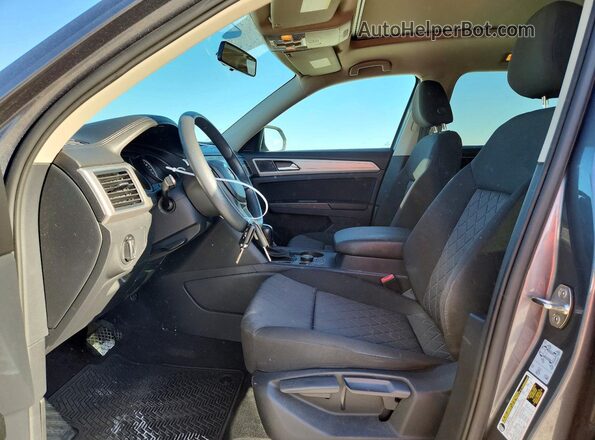 1V2HR2CA0JC512607 2018 VOLKSWAGEN ATLAS Gray წინა სალონის ხედი