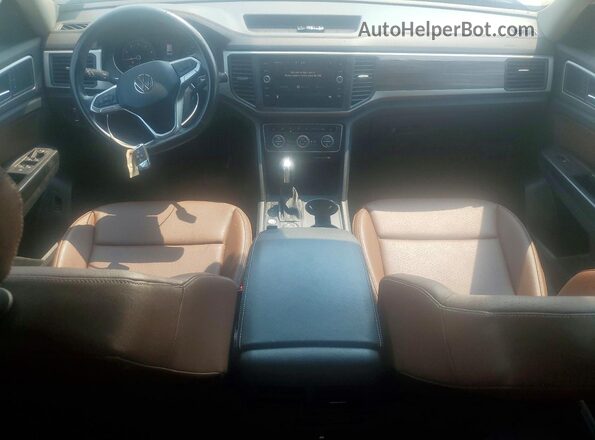 1V2HR2CA5MC508069 2021 VOLKSWAGEN ATLAS Белый Вид панели приборов