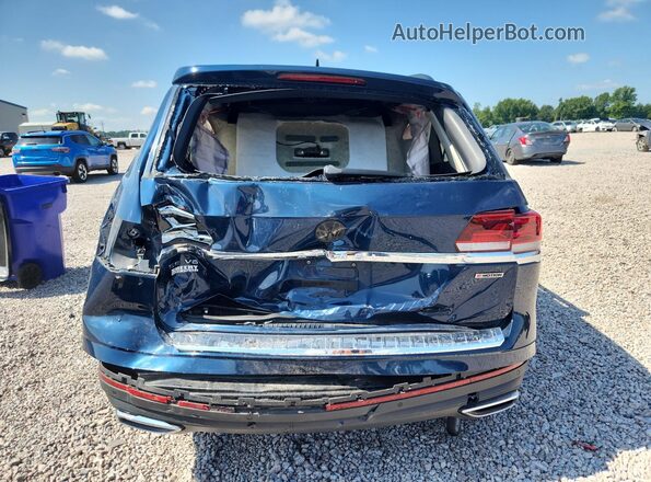 1V2HR2CA5MC605434 2021 VOLKSWAGEN ATLAS Синий Вид сзади