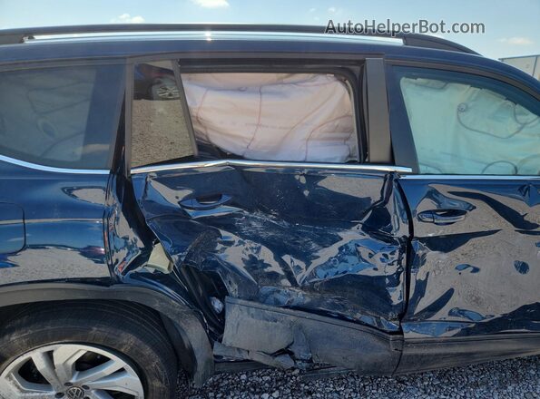 1V2HR2CA5MC605434 2021 VOLKSWAGEN ATLAS Синий Вид задней части салона