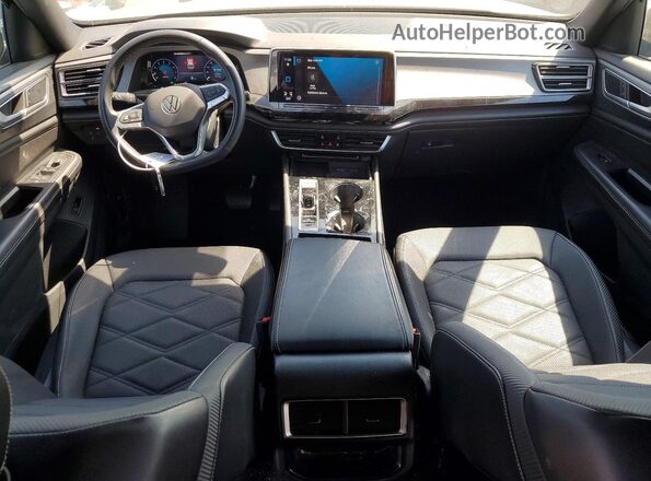 1V2JE2CA3RC236139 2024 VOLKSWAGEN ATLAS Black Առջևի վահանակի տեսք