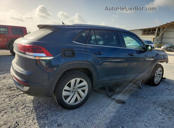 1V2JE2CA5MC240041 2021 VOLKSWAGEN ATLAS Blue Rear right