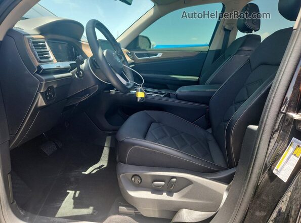 1V2JR2CA0RC553669 2024 VOLKSWAGEN ATLAS Black Widok wnętrza z przodu