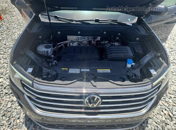 1V2JR2CA0RC553669 2024 VOLKSWAGEN ATLAS Black Widok komory silnika