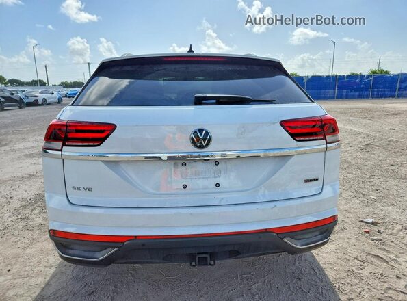 1V2KE2CA0MC231817 2021 VOLKSWAGEN ATLAS White Widok z tyłu