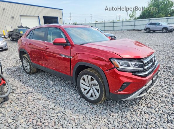 1V2KE2CA2PC215381 2023 VOLKSWAGEN ATLAS Red Передня права чверть