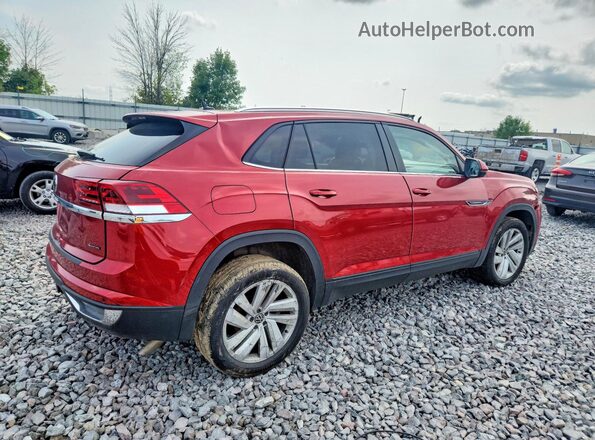 1V2KE2CA2PC215381 2023 VOLKSWAGEN ATLAS Red Задня права чверть