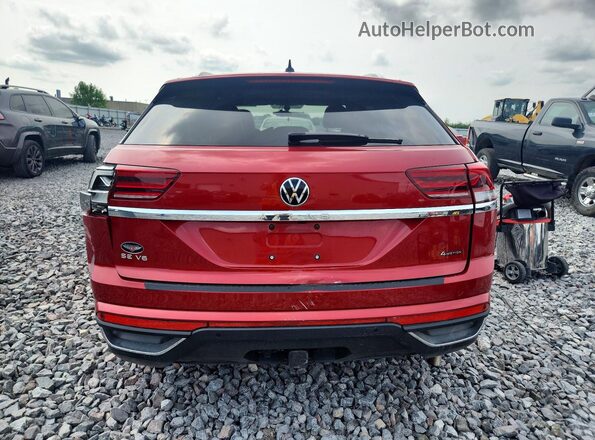 1V2KE2CA2PC215381 2023 VOLKSWAGEN ATLAS Red Вид ззаду