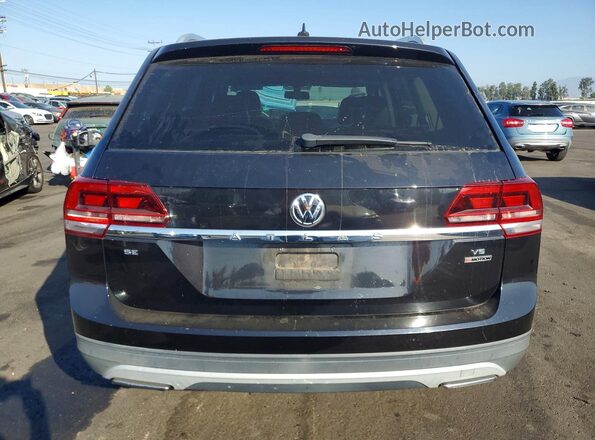 1V2KR2CA3JC505740 2018 VOLKSWAGEN ATLAS Black უკანა ხედი