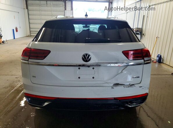 1V2LC2CA2MC207609 2021 VOLKSWAGEN ATLAS White Вид ззаду