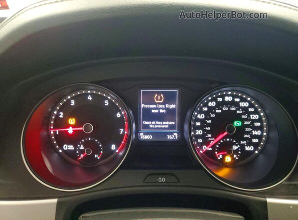 1V2LC2CA2MC207609 2021 VOLKSWAGEN ATLAS White Вид щитка приладів