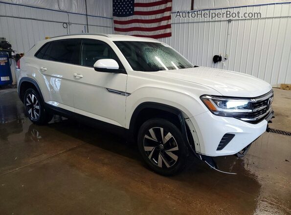 1V2LC2CA2MC207609 2021 VOLKSWAGEN ATLAS White Передня права чверть