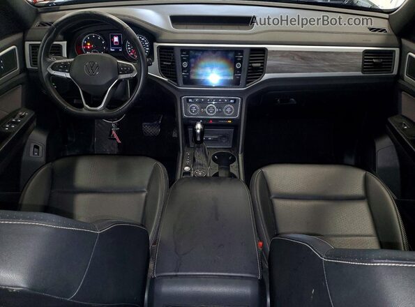 1V2LC2CA2MC207609 2021 VOLKSWAGEN ATLAS White Вид панелі приладів