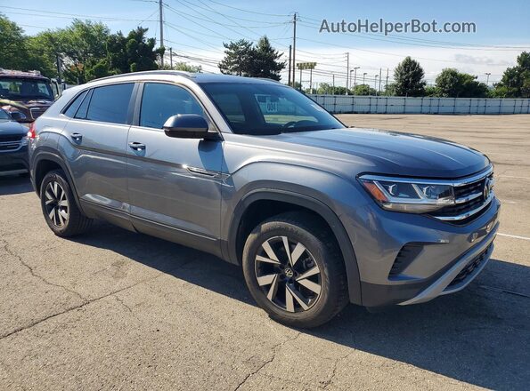 1V2LC2CA7MC207587 2021 VOLKSWAGEN ATLAS Серый Передняя правая четверть