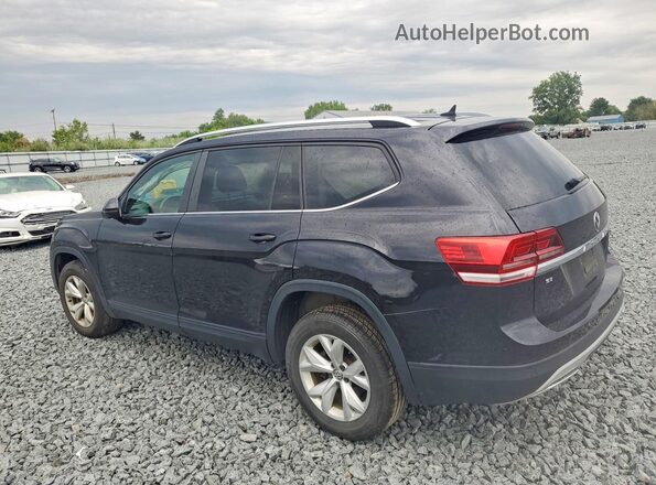 1V2LR2CA0JC545889 2018 VOLKSWAGEN ATLAS Black Հետևի ձախ