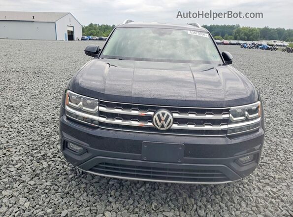 1V2LR2CA0JC545889 2018 VOLKSWAGEN ATLAS Black Դիմացի տեսք