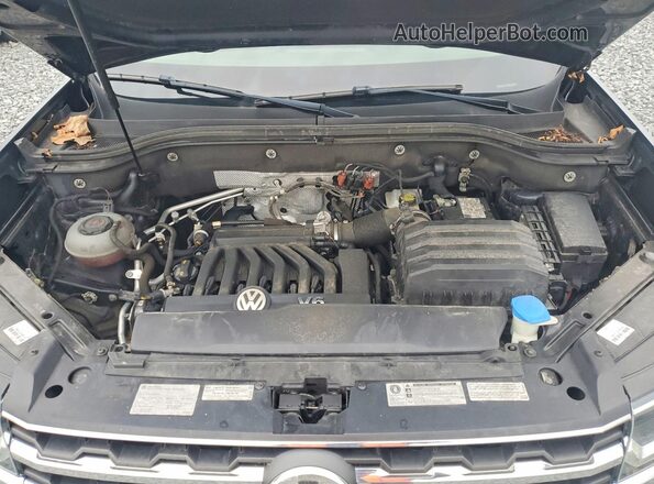 1V2LR2CA0JC545889 2018 VOLKSWAGEN ATLAS Black Շարժիչի բաժամունքի տեսք