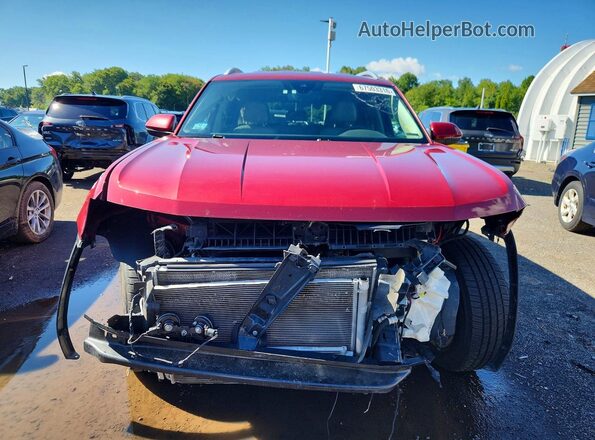 1V2LR2CA0JC560201 2018 VOLKSWAGEN ATLAS Red წინა ხედი