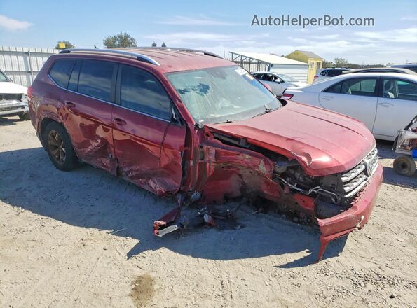 1V2LR2CA1JC548767 2018 VOLKSWAGEN ATLAS Red Delantero derecho