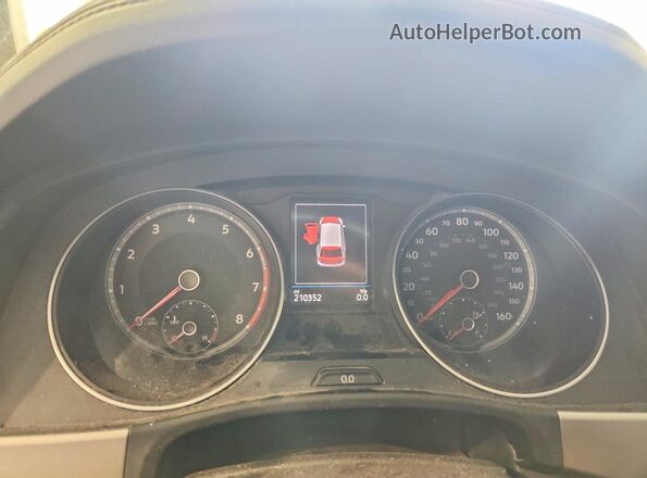 1V2LR2CA2JC573340 2018 VOLKSWAGEN ATLAS Серебряный Вид щитка приборов