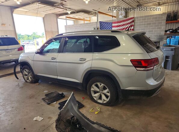 1V2LR2CA2JC573340 2018 VOLKSWAGEN ATLAS Серебряный Задняя левая четверть