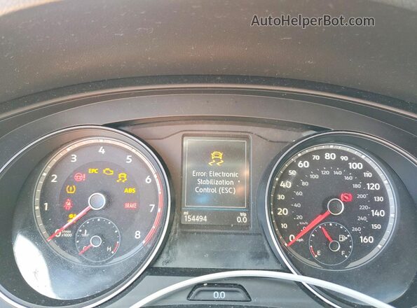 1V2LR2CA7JC582583 2018 VOLKSWAGEN ATLAS Gray Widok zestawu wskaźników