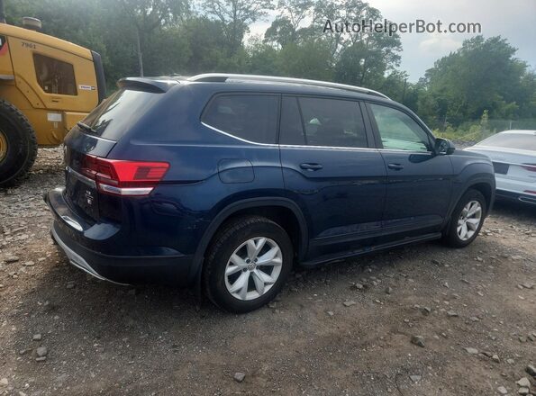 1V2LR2CA7JC595060 2018 VOLKSWAGEN ATLAS Blue Rear right
