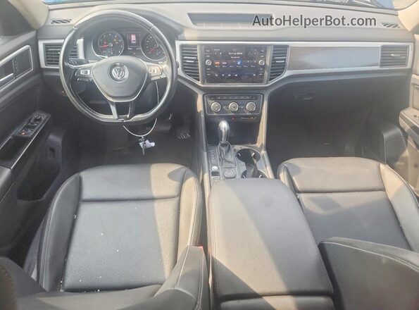 1V2LR2CA7JC595060 2018 VOLKSWAGEN ATLAS Blue Dashboard view