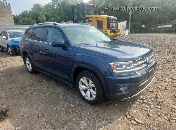 1V2LR2CA7JC595060 2018 VOLKSWAGEN ATLAS Blue Front right
