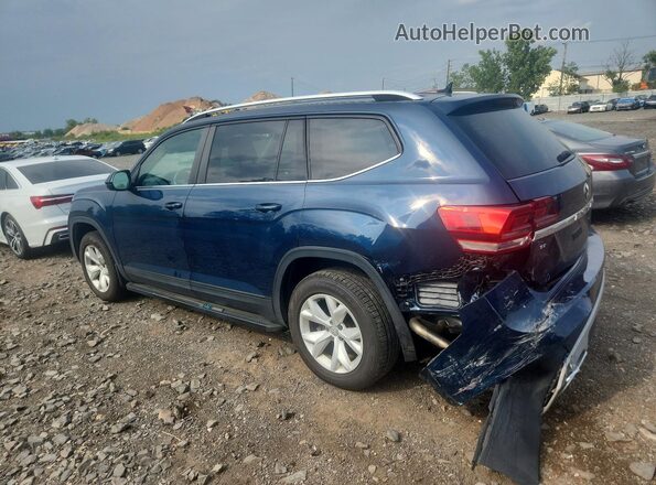1V2LR2CA7JC595060 2018 VOLKSWAGEN ATLAS Blue Rear left