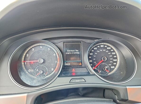 1V2LR2CA8JC514745 2018 VOLKSWAGEN ATLAS Black Widok zestawu wskaźników