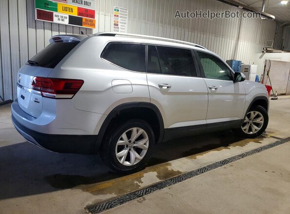 1V2LR2CA9JC507965 2018 VOLKSWAGEN ATLAS Silver Задня права чверть