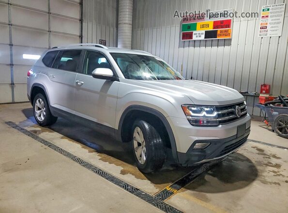 1V2LR2CA9JC507965 2018 VOLKSWAGEN ATLAS Silver Передня права чверть