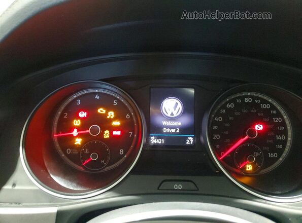 1V2LR2CA9JC507965 2018 VOLKSWAGEN ATLAS Silver Вид щитка приладів
