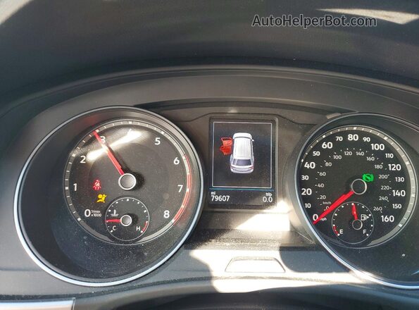 1V2LR2CA9JC555787 2018 VOLKSWAGEN ATLAS White Instrument cluster view