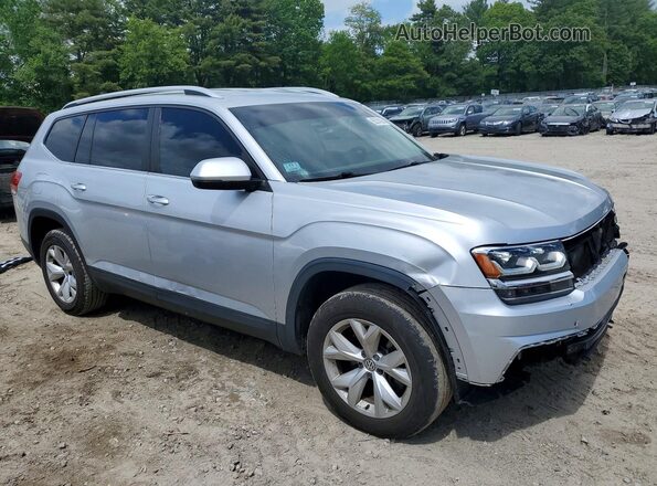 1V2LR2CAXJC543163 2018 VOLKSWAGEN ATLAS Серебряный Передняя правая четверть