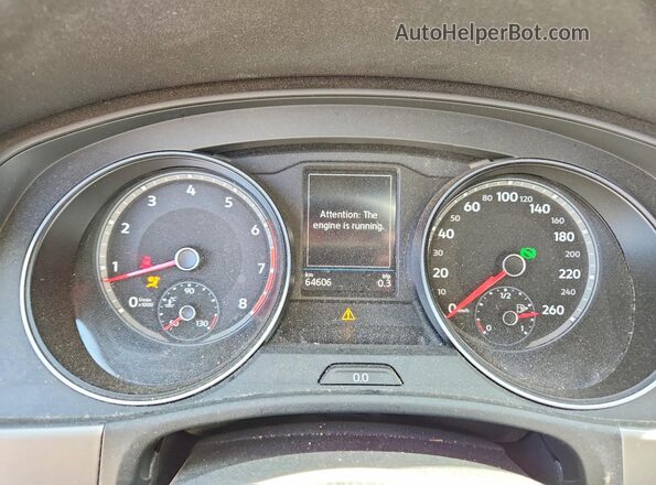 1V2ME2CA9LC215185 2020 VOLKSWAGEN ATLAS Gray Widok zestawu wskaźników