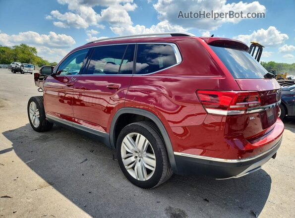 1V2NR2CA6JC550698 2018 VOLKSWAGEN ATLAS Красный Задняя левая четверть
