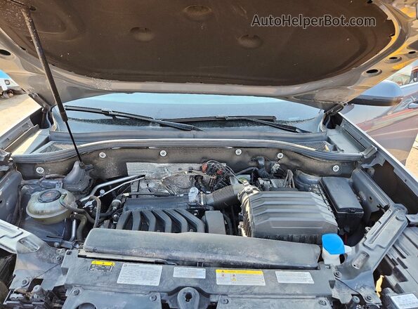 1V2RE2CA4MC203968 2021 VOLKSWAGEN ATLAS Gray Vista del compartimento del motor