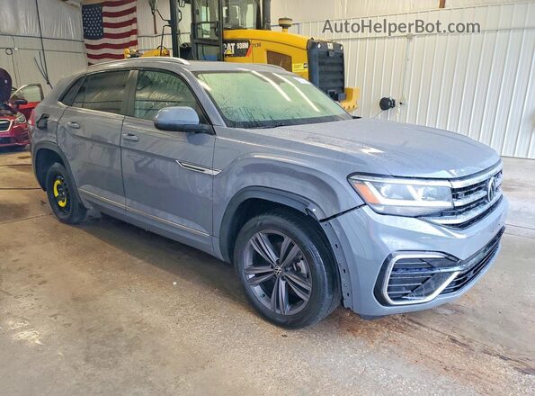 1V2RE2CA6MC215085 2021 VOLKSWAGEN ATLAS Gray Front right