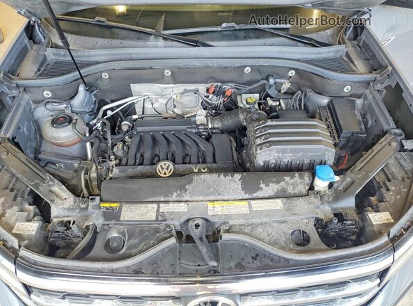 1V2RE2CA6MC215085 2021 VOLKSWAGEN ATLAS Gray Engine compartment view