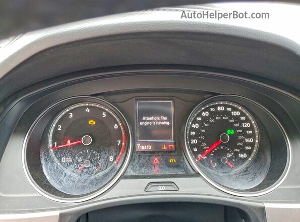 1V2RR2CA8JC559212 2018 VOLKSWAGEN ATLAS Gray Widok zestawu wskaźników