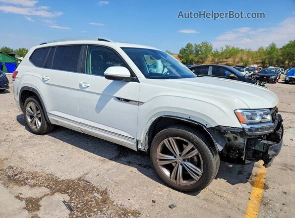 1V2SR2CA5JC591892 2018 VOLKSWAGEN ATLAS White Przód prawy
