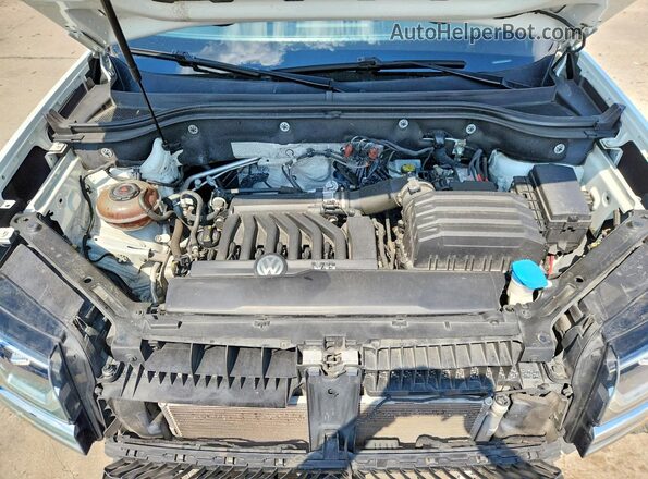 1V2SR2CA5JC591892 2018 VOLKSWAGEN ATLAS White Widok komory silnika