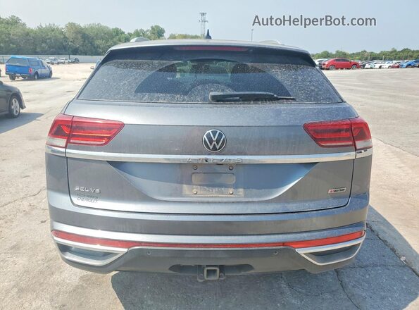 1V2TE2CAXMC203592 2021 VOLKSWAGEN ATLAS Silver Հետևի տեսք
