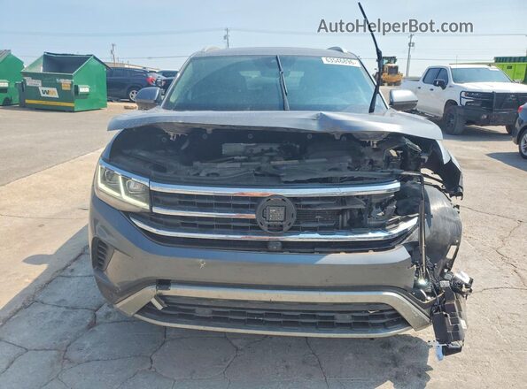 1V2TE2CAXMC203592 2021 VOLKSWAGEN ATLAS Silver Դիմացի տեսք